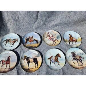 Set Of 8 War Poines Of The Plains